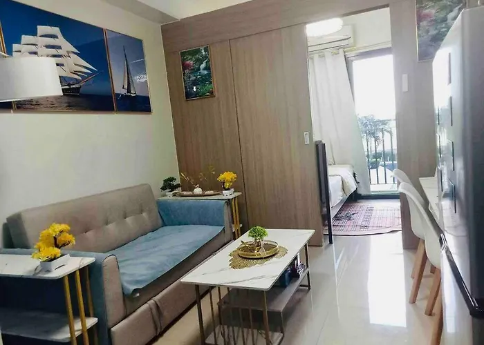 Mall Of Asia-p00l Fr0nt- New 1 Bedroom With Balc0ny At Sh0re2 Apartment *