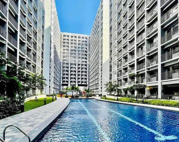 Apartment Mall Of Asia-p00l Fr0nt- New 1 Bedroom With Balc0ny At Sh0re2