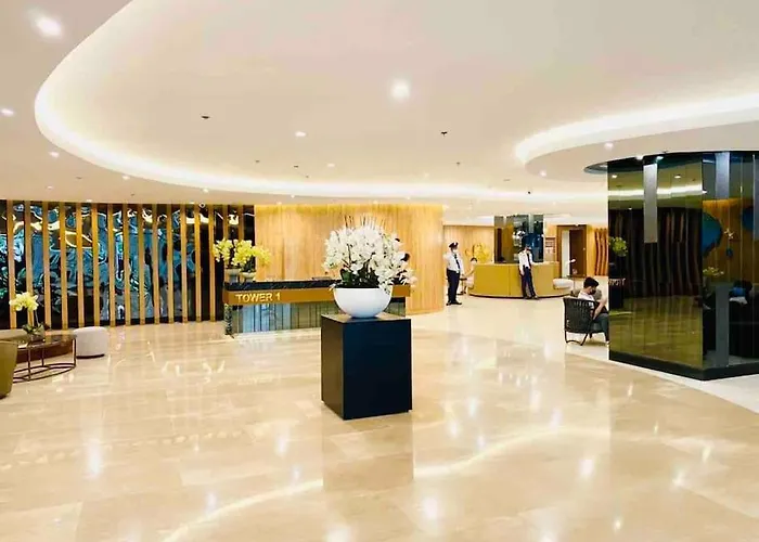 Apartment Mall Of Asia-p00l Fr0nt- New 1 Bedroom With Balc0ny At Sh0re2 *