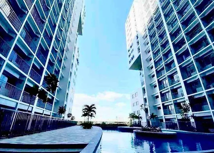 Apartment Mall Of Asia-p00l Fr0nt- New 1 Bedroom With Balc0ny At Sh0re2 *